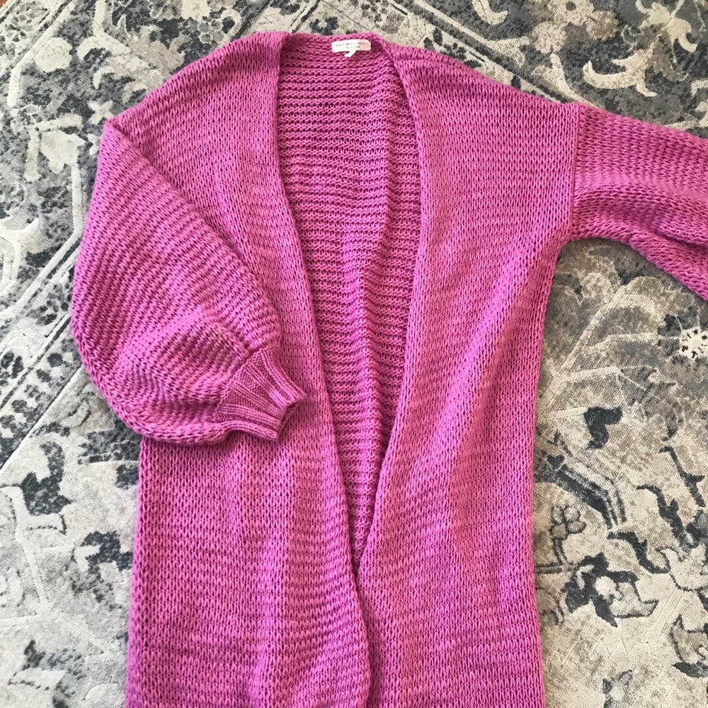 Knit Duster Cardigan